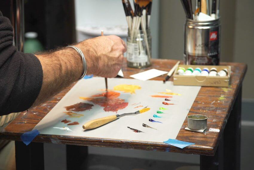 Organizing Your Oil Painting Palette Setup