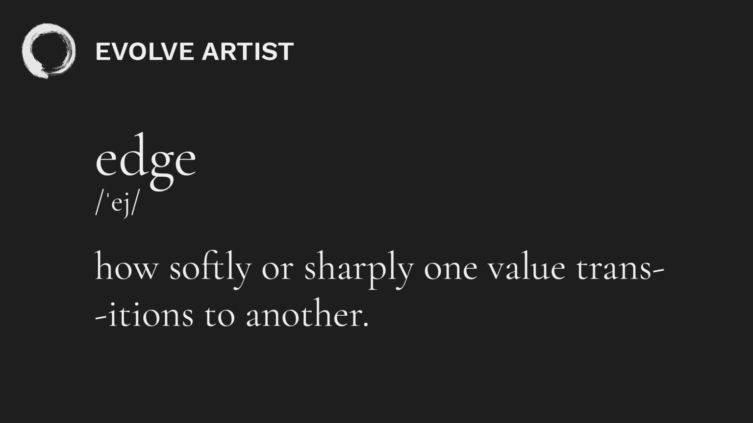 How to Paint Edges The 2nd Fundamental of Art