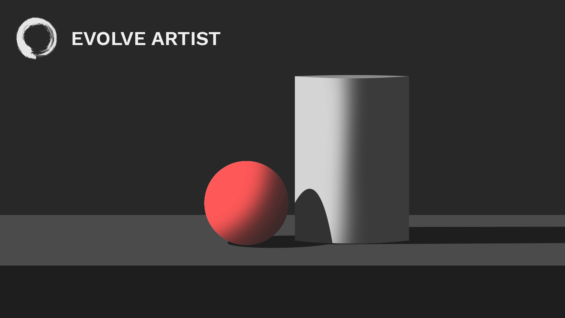 A cold light alters the color of an image of a ball and a can.