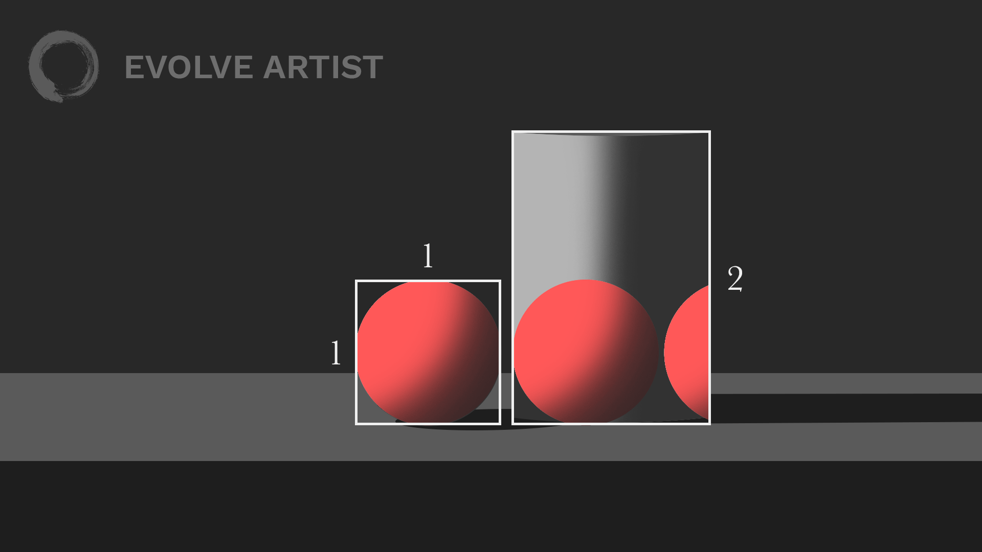 Calculating relative measurements can keep the proportions of objects in an image accurate.