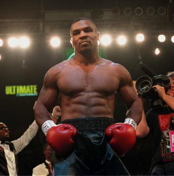 Mike Tyson, World Heavyweight Boxing Champion. Photo by  Abelito Roldan.