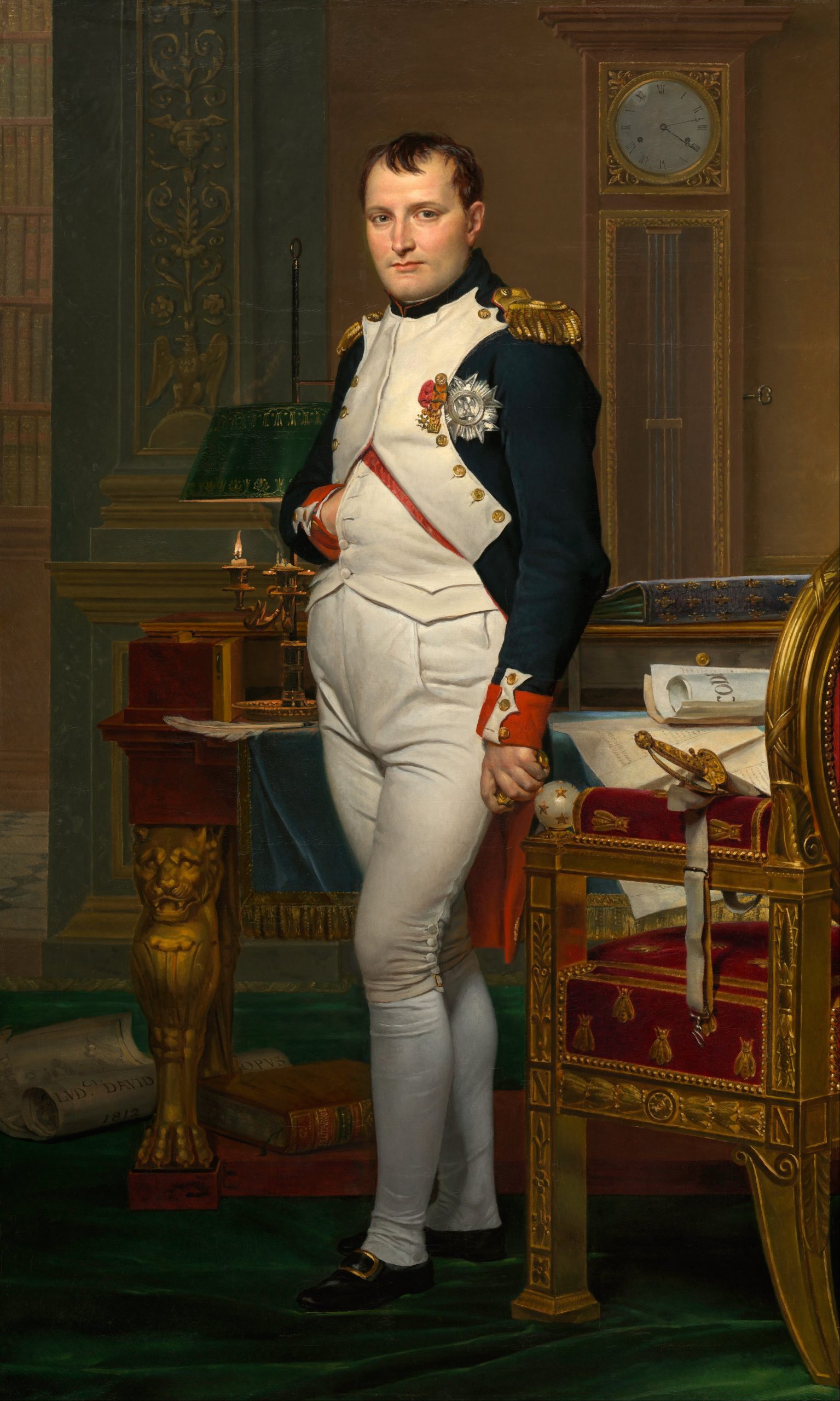 The portrait has the power to immortalize people and moments in time as depicted in this famous portrait of Napoleon, The Emperor Napoleon in His Study at the Tuileries, 1812 by Jacques-Louis David.