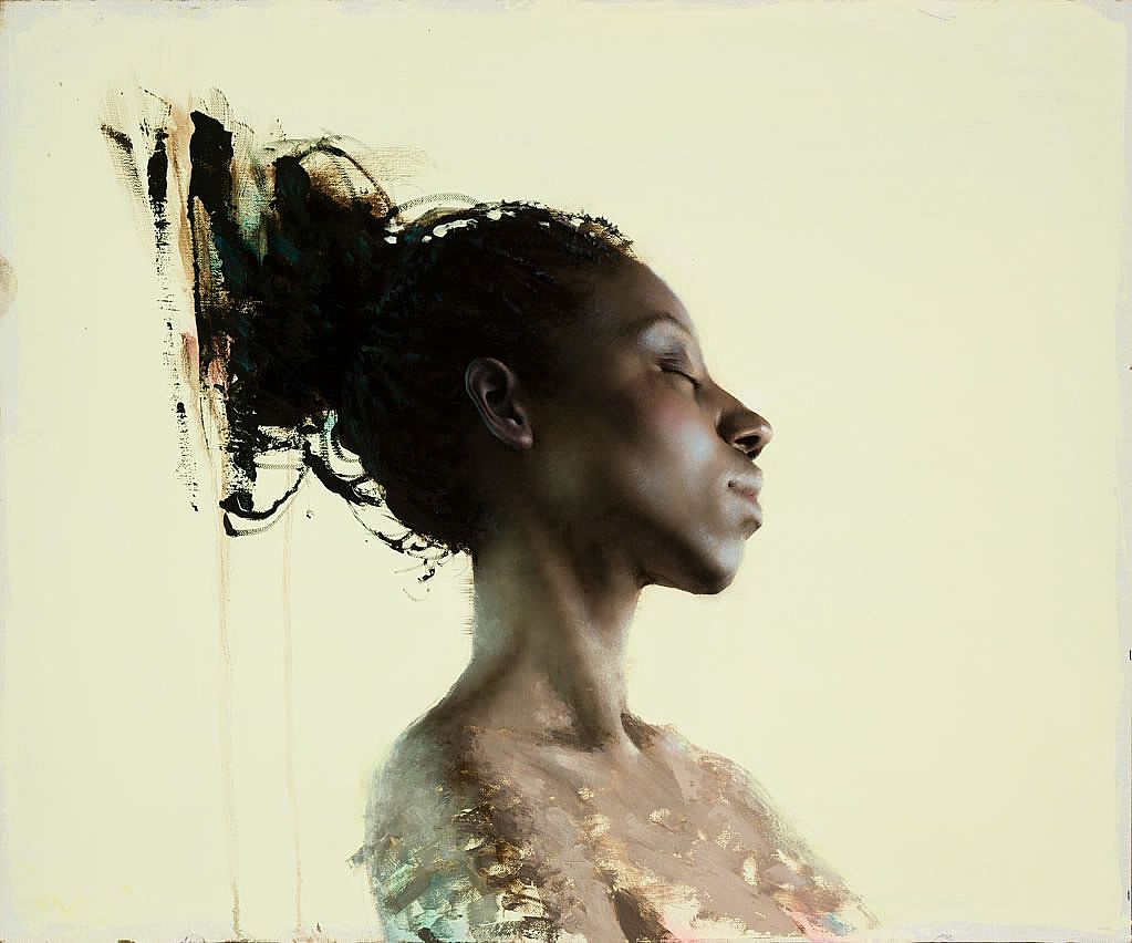 Ketsia in Profile by contemporary portraitist Daniel Sprick.