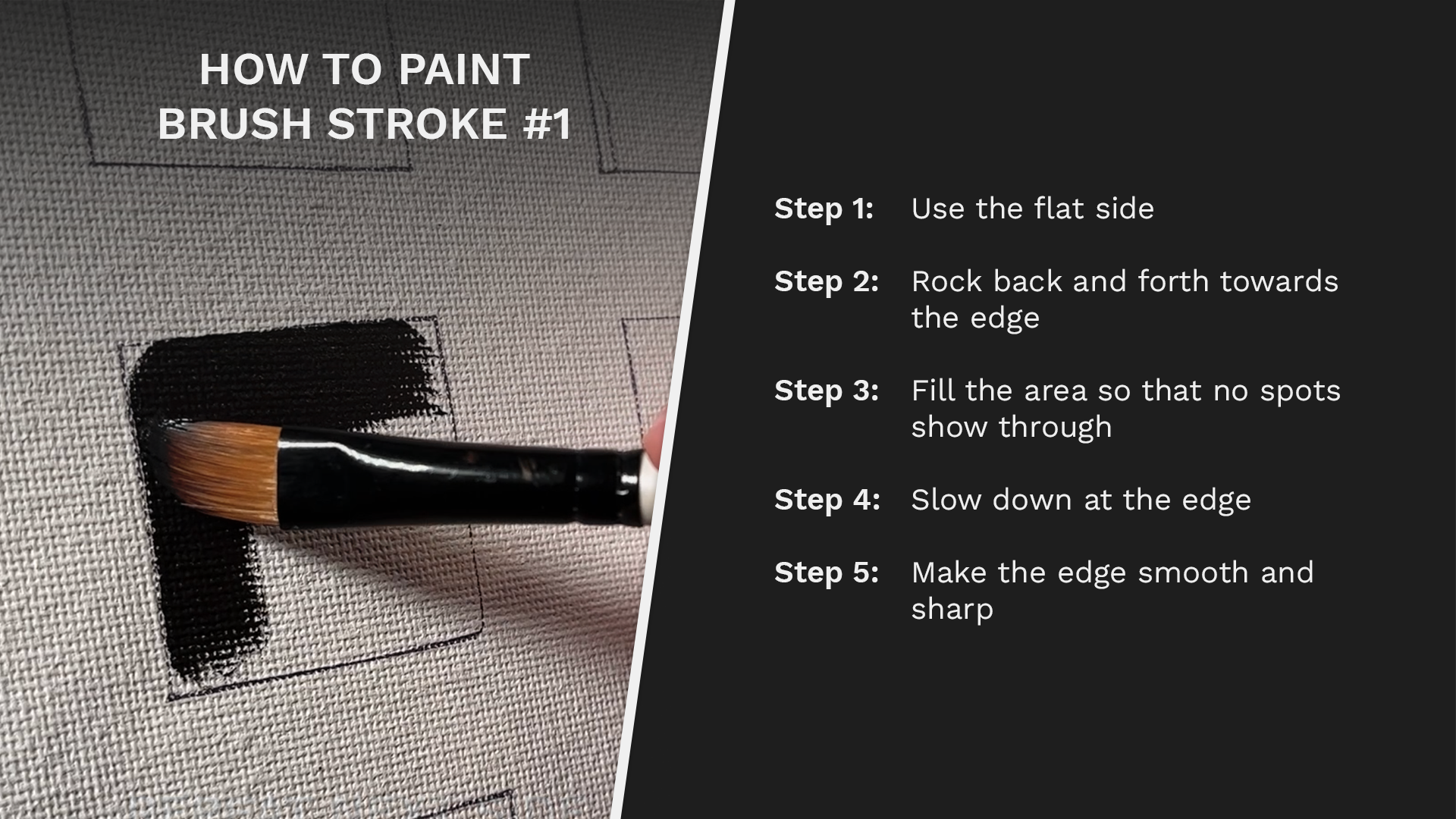 How To Paint And NOT See Brush Strokes 