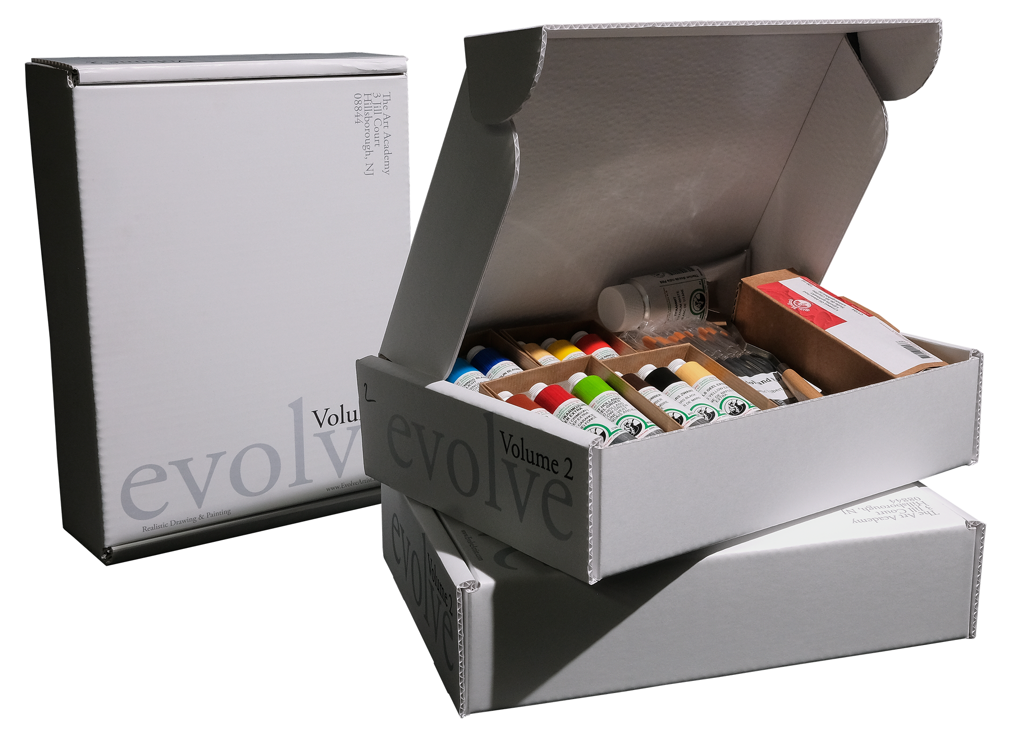 Evolve Artist supplies its students with all the materials they need to begin their learning journey.