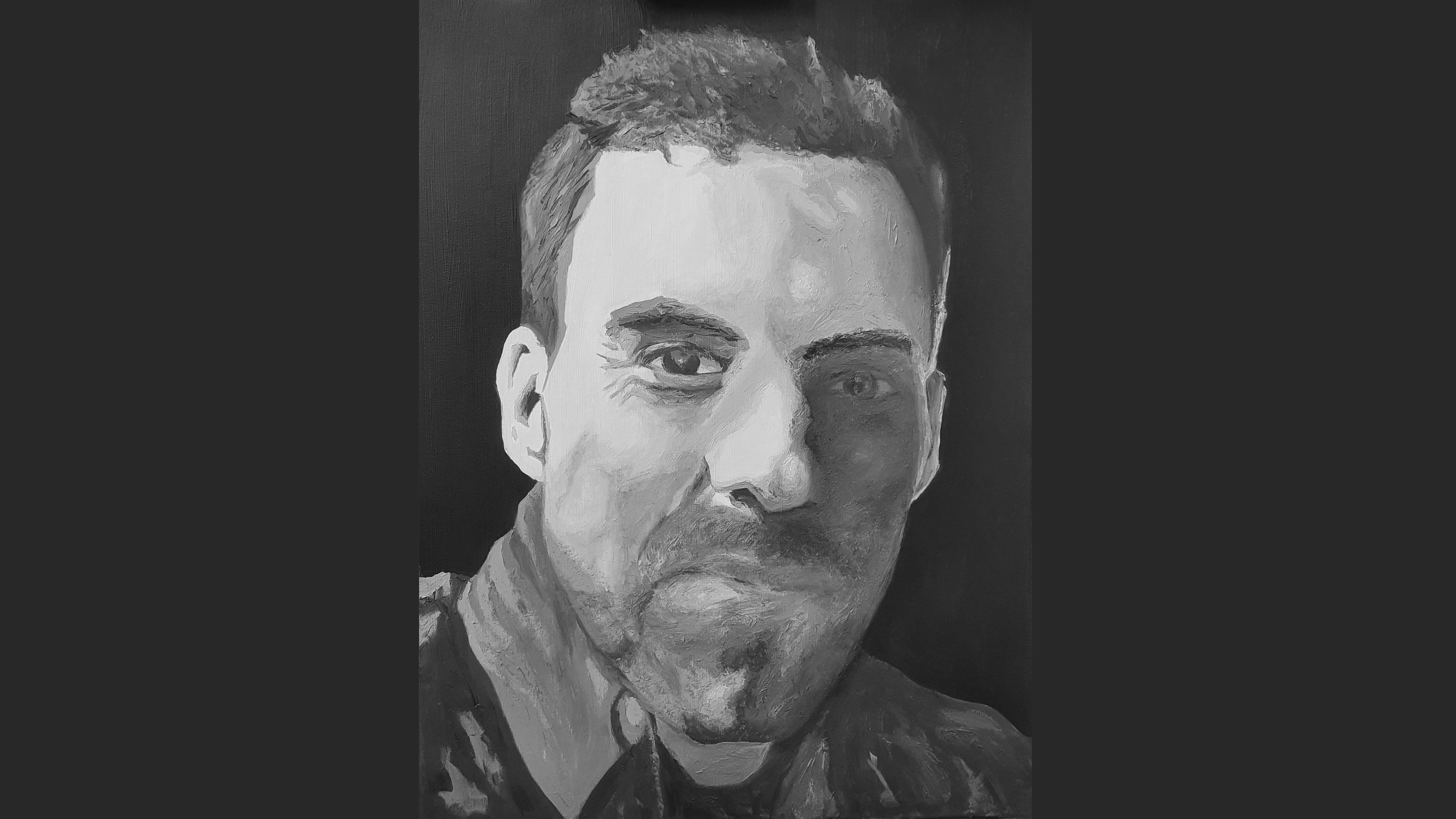 How to Paint a Grayscale Portrait Using the Evolve Method Evolve