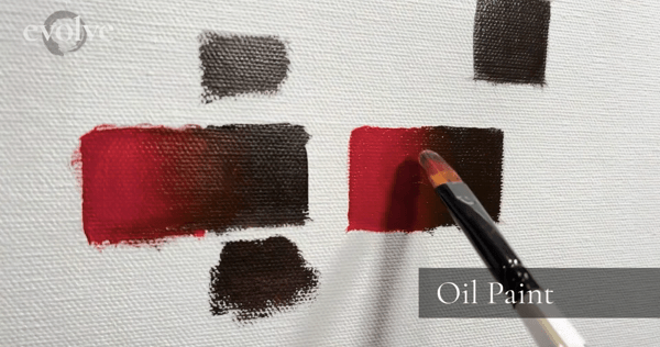 Oil paint gives you the time to complete your painting because of its slow drying time.