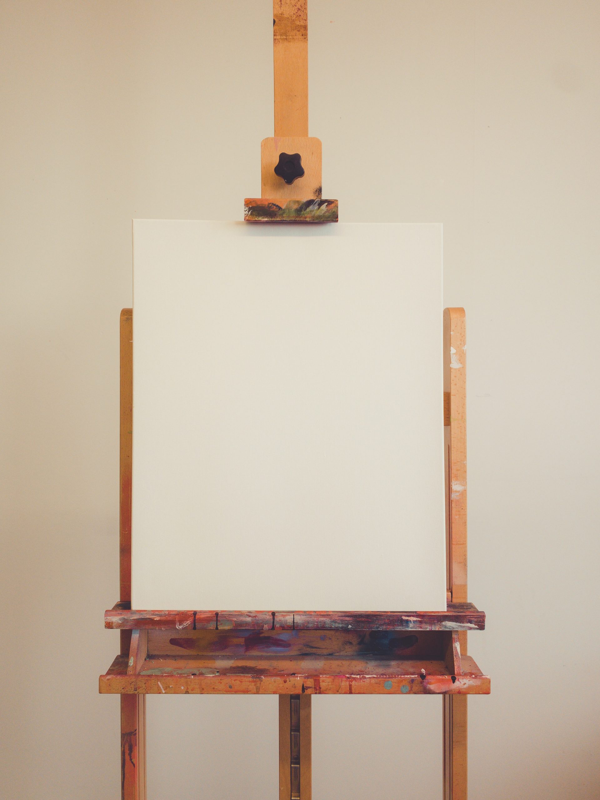 5 Ways to Overcome the Fear of a Large Blank Canvas for Painting