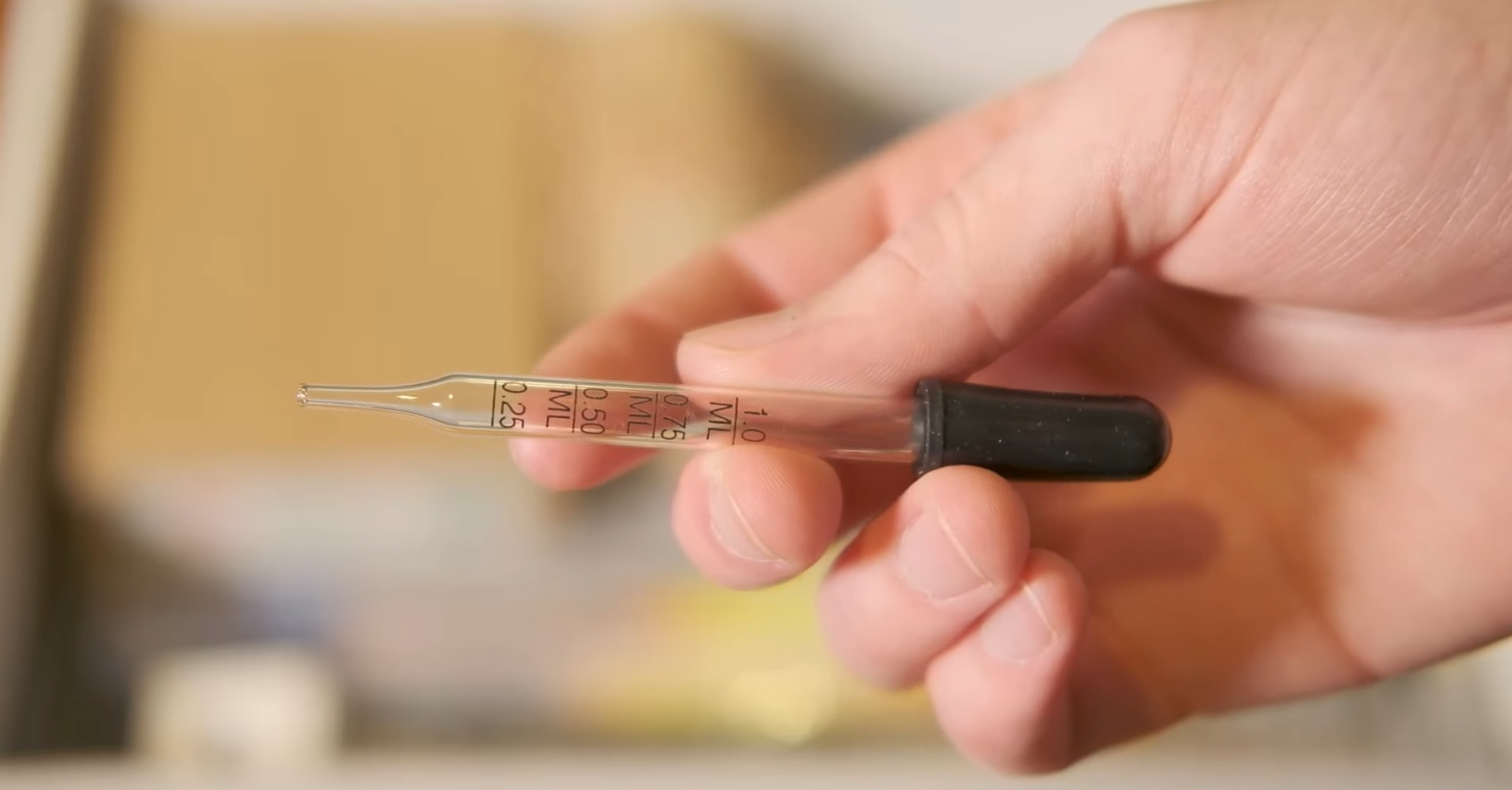 An eyedropper is a small but mighty tool to ensure the perfect amount of medium is added to your paint. 