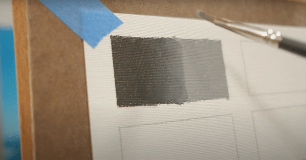 Ensuring the right mix of medium to paint is an important part of mastering gradients. 