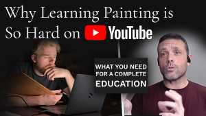 In this post we talk about why learning how to paint on YouTube is so hard.