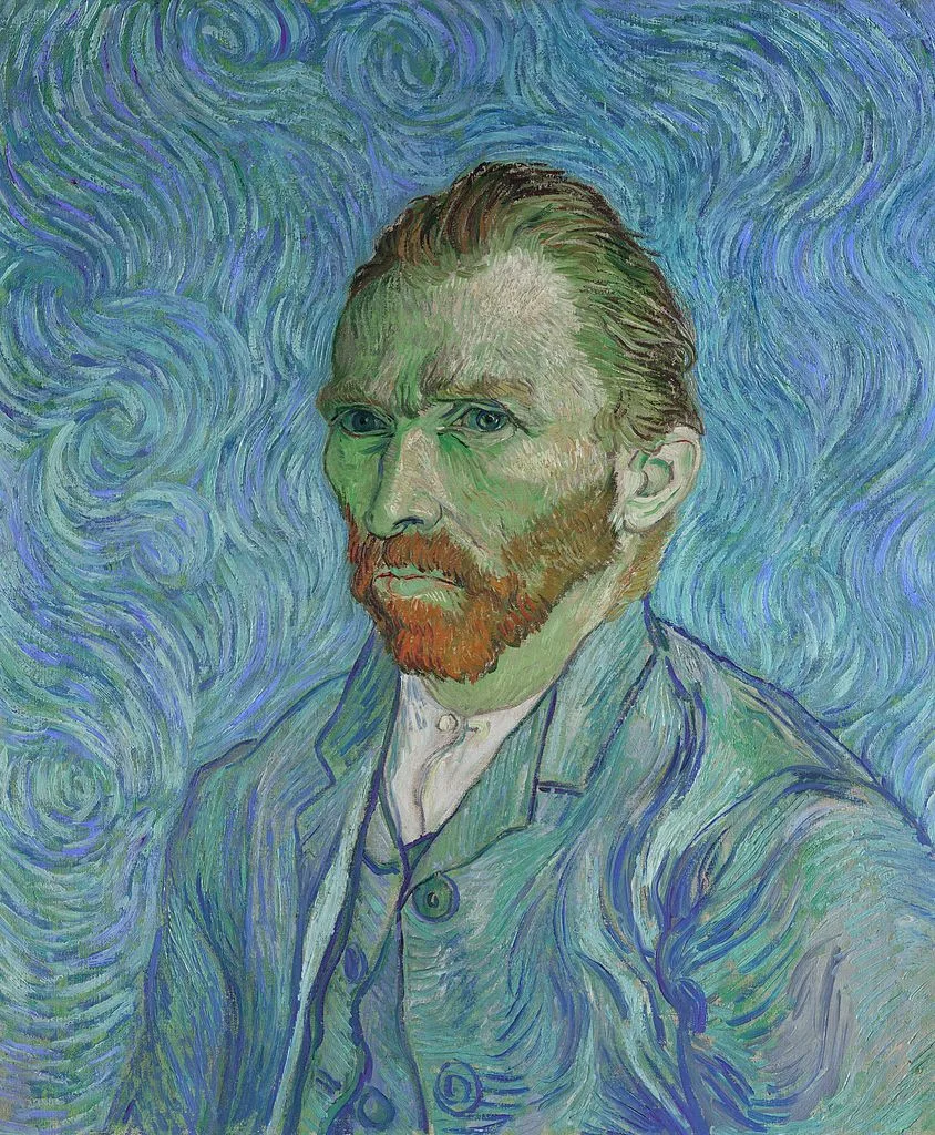 While our example implies a single-color world might restrict creativity, artists like Van Gogh used restricted color palettes quite effectively (Self Portrait, 1889).