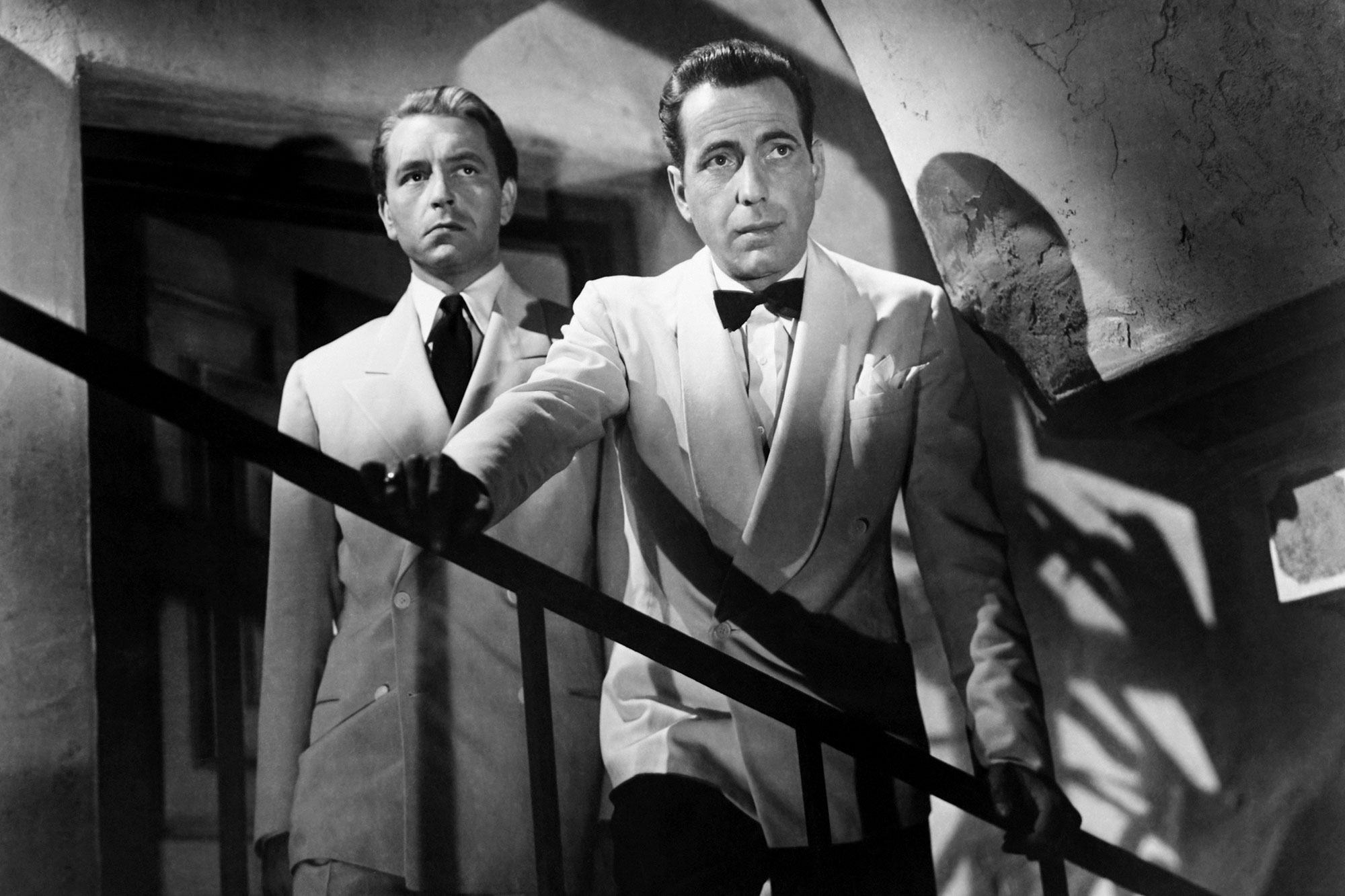 Watching classic black and white movies, such as Casablanca (1942), are excellent case studies on the use of light and shadow. 
