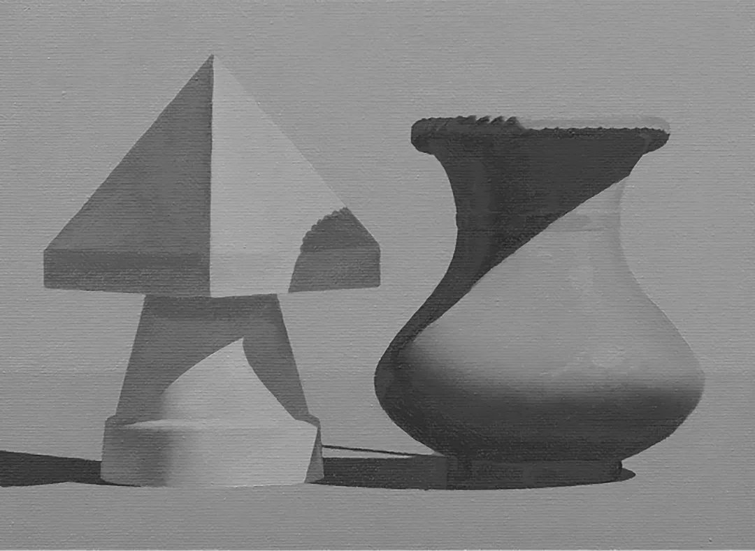 Student painting 10 of 14 from Block 1: Grayscale Fundamentals