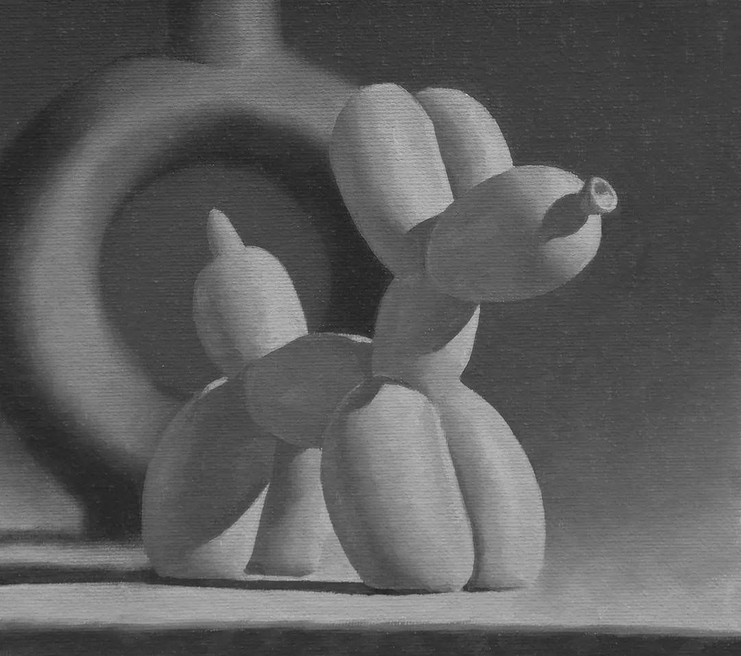 Student painting 14 of 14 from Block 1: Grayscale Fundamentals
