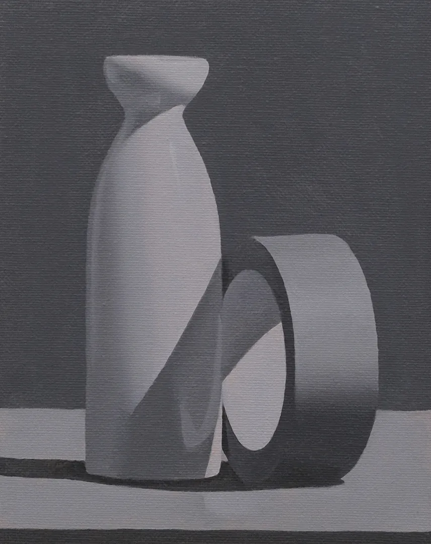 Student painting 9 of 14 from Block 1: Grayscale Fundamentals