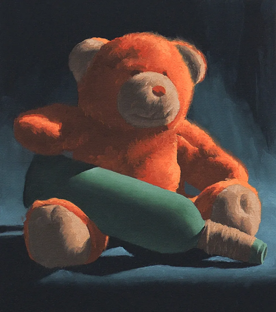Student painting 7 of 10 from Block 2: Color Fundamentals